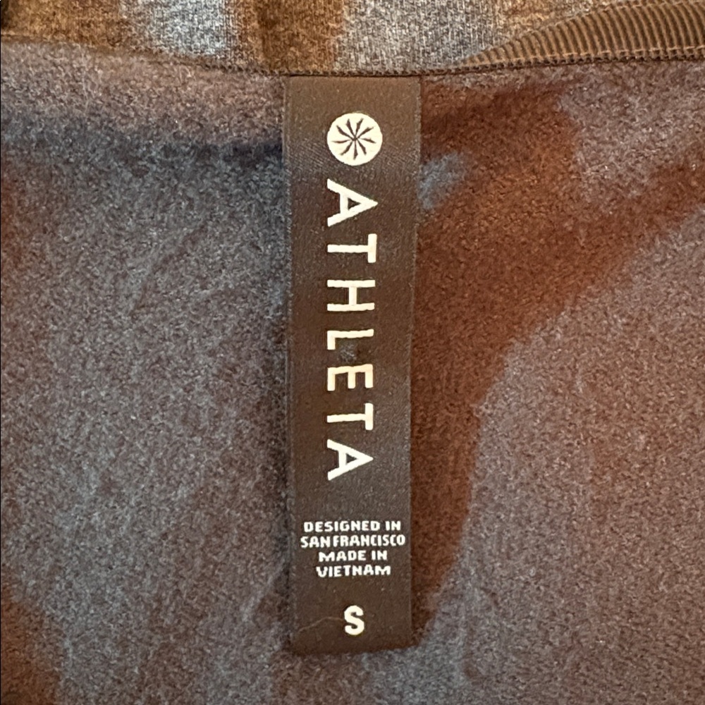 Athleta Purana gray oversized hooded wrap sweatshirt - Picture 6 of 7